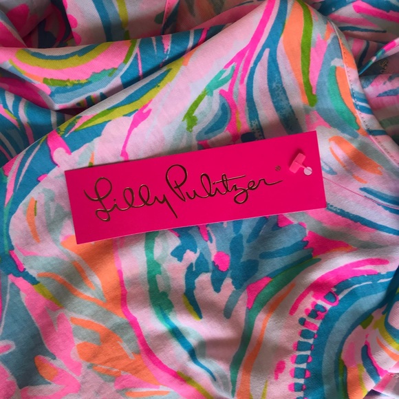 Lilly Pulitzer SSleeve Marlowe Dress Carnivale SM - Picture 14 of 15